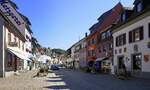 Elzach, Blick in die Hauptstrae, Juli 2022