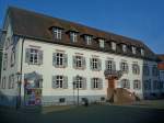 Emmendingen, das  Schlosserhaus , benannt nach der Schwester von Goethe, die hier wohnte und 1777 starb, heute Stadtbibliothek, April 2011