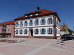 Ringsheim, Rathaus an der Rathausstrae, erbaut 1845 (14.08.2016)
