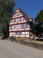 Hambach, historisches Fachwerkhaus in der Hauptstrae (01.07.2018)