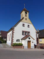 Serres, schlichte Waldenserkirche, erbaut bis 1761 (01.07.2018)
