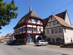 Tiefenbronn, Altes Rathaus in der Franz Josef Gall Strae (01.07.2018)