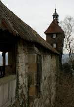 Teil der Festungsmauer der  Burg  von Esslingen.