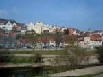 Horb am Neckar, Blick ber den Neckar auf die Stadt, Okt.2010