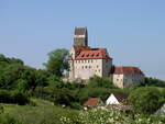 Burg Katzenstein am Rand der Ries-Alb, erbaut im 13.