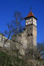 02.08.2010  Kleiner Turm ber dem Stadttor von Bad Wimpfen