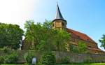 Johanneskirche in Weinsberg bei Heilbronn am 14.07.2013    Davor sieht man noch die alte Stadtmauer.