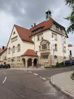 Schwaigern, Rathaus, erbaut 1905 durch Theodor Moosbrugger im Jugendstil (24.07.2016)