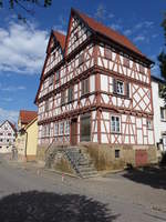 Slzbach, Oettingerhaus in der Hauptstrae, erbaut 1556 (29.04.2018)