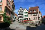 Blick von der Hauptstrae in die Salzgasse; 05.07.08