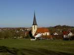 Amrichshausen, Pfarrkirche Maria Geburt, erbaut von 1614 bis 1625 durch Julius Echter (25.11.2013)