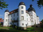 Pfedelbach, Schloss Pfedelbach, ehemaliges Wasserschloss, 1568 bis 1572 erbaut (29.04.2018)