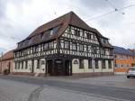 Linkenheim, Gasthaus zum grnen Baum in der Rheinstrae (30.05.2015)