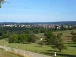 Pfaffenrot im Nordschwarzwald, Blick ber den Ort, Aug.2015