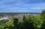 Ettlingen, Blickrichtung Sd-West ber die Stadt in die Rheinebene, Aug.2015