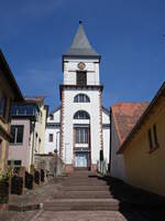 Wssingen, evangelische Kirche im Weinbrenner Stil, erbaut von Friedrich Weinbrenner (12.08.2017)