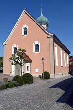 ALLENSBACH, 03.05.2023, Rckansicht der Kirche St.