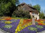 Insel Mainau, Gedenkstein an den Grafen Bernadotte, April 2007 