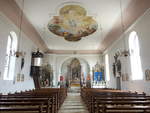 Watterdingen, Innenraum der Pfarrkirche St.
