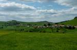 Gersbach, Blick von der Barockschanze auf den Ort im Sdschwarzwald, Mai 2012