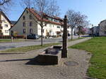 Maulburg, Brunnen in der Harzfeldstrae (30.03.2019)