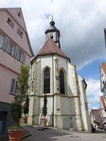 Marbach, Stadtkirche, erbaut von 1698 bis 1700 (26.06.2016)