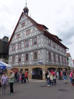 Oberstenfeld, historisches Rathaus, erbaut ab 1698 (24.06.2018)