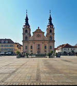 Direkt gegenber der Katholischen Kirche befindet sich in Ludwigsburg die Evangelische Stadtkirche.