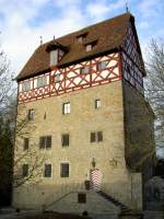 Laudenbach bei Weikersheim, Renaissanceschloss, erbaut ab 1509 durch die Herren von Finsterlohe (25.11.2013)