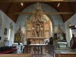 Creglingen, Marienaltar von 1505 von Tilman Riemenschneider in der Herrgottskirche (14.05.2015)