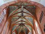 Wertheim, spätgotisches Kreuzrippengewölbe im Chor der Ev.