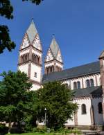 Offenburg, die katholische Dreifaltigkeitskirche, erbaut 1906-08, Juni 2013