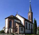 Bhl, die katholische Kirche St.Peter und Paul, 1861-62 im neogotischen Stil erbaut, Sept.2021