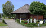 Bohlsbach, der Friedhof mit der Einsegnungshalle, Sept.2021