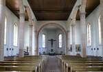 Bohlsbach, Blick zum Altar in der Kirche St.Laurentius, Sept.2021