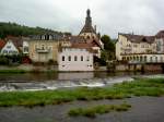 Gernsbach, Murg Ufer mit Ev.