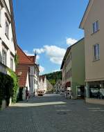 Bad Waldsee, Blick in die Hauptstrae, Aug.2012