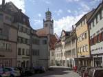 Ravensburg, Gespinstmarkt mit Blaserturm (04.08.2013)