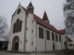 Mochenwangen, Pfarrkirche Maria Geburt, erbaut von 1903 bis 1904 durch Joseph Cades (19.01.2014)