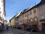 Wangen im Allgäu, historische Häuser in der Paradiesstraße (20.02.2021)
