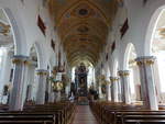 Bad Waldsee, Mittelschiff der Pfarrkirche St.