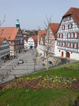 Backnang, Marktplatz mit Rathaus von 1716 (03.04.2016)