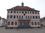 Murrhardt, Rathaus am Marktplatz (03.04.2016)