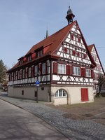 Weissach im Tal, altes Rathaus am Kirchberg (03.04.2016)