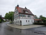 Holzhausen, Fachwerk Rathaus in der Holzhuser Hauptstrae (10.05.2018)