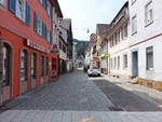 Oberndorf, Huser in hinteren Kirchgasse in der Altstadt (19.08.2018)