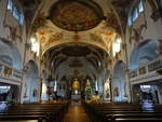 Schonach, neubarocker Innenraum der Pfarrkirche St.