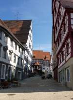 Pfullendorf, Blick in die Hauptstrae, Aug.2012