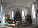 Veringenstadt, Altäre der Wallfahrtskirche Maria Deutstetten (06.01.2014)