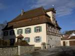 Veringendorf, historisches Pfarrhaus von 1739 (06.01.2014)